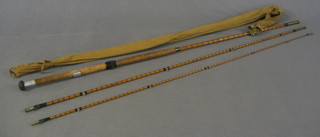 An Alex Martin of Glasgow 3 section cane fishing rod - The Cairnton