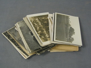 Various postcards of Uppingham School and pupils and photographs of soldiers of WWI