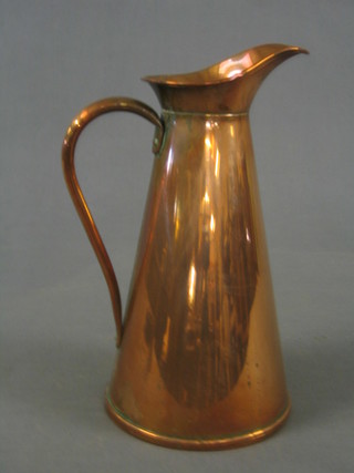 A waisted copper jug 12"