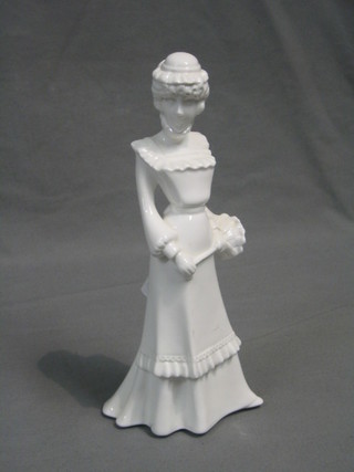 A Spode blanc de chine porcelain figure, Rose by Pauline Shon