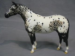 A Beswick figure of a standing Appaloosa Stallion, model no. A1772, 7 1/2" 