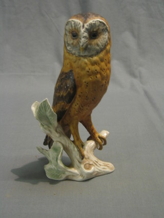 A Goebel figure of a Barn Owl, (claw missing) 9"