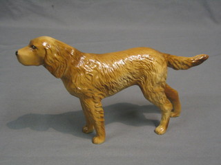 A pottery figure of a standing Labrador 7"