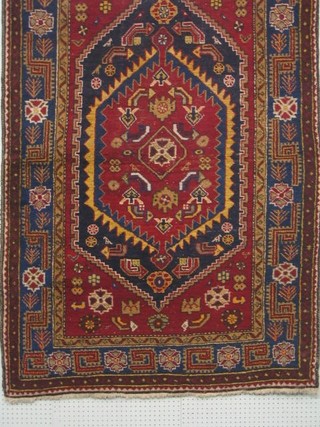 A modern Caucasian rug 78" x 49"