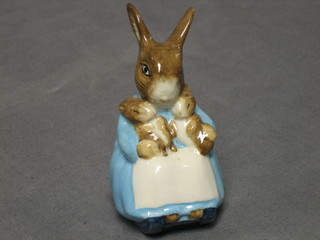 A Beswick Beatrix Potter figure, Mrs Rabbit and Bunnies, base marked 1976