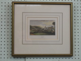 After Rogers, a  coloured print "Dorking Surrey" 4" x 6"