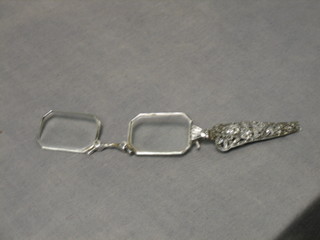 A pair of marcasite lorgnettes