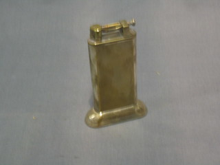 A silver plated Dunhill table light 4"