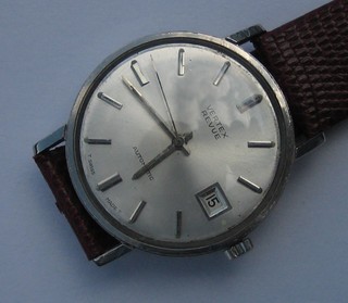 A gentleman's Vertex-Revue automatic wristwatch contained in a stainless steel case