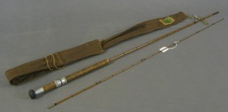 A carbon fibre twin section fly rod