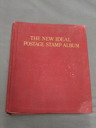 The New Ideal Post Stamp album and contents of stamps