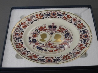 A Masons china plate to commemorate The Golden Jubilee of HM Queen Elizabeth
