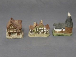 A David Winter model "Single Oast" and 2 others