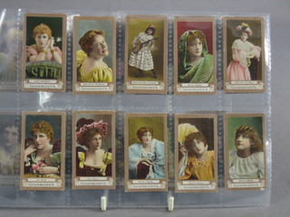 A set of 26 Goodbody's Eminent Actresses, 26 cigarette cards