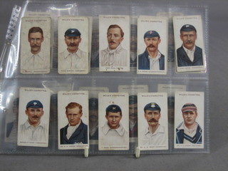 A set of 25 Wills Cricketers 1908, large cigarette cards 