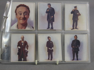 A set of 24 R & H Hill Music Hall Celebrities, cigarette cards  1930
