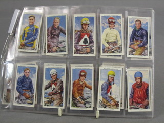 A set of 50 John Players Speedway Riders 1937, cigarette cards