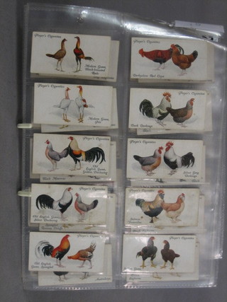 A set of 50 John Players Poultry 1931, cigarette cards 