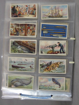A  set of John Players Whaling 1930, John Players Polar Exploration second series 1916 and Wills Medal cigarette cards  