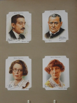 A set of Wills British Authors cigarette cards  