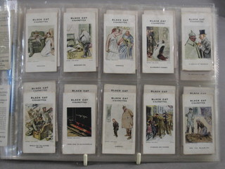 A set of Carreras Raemakers War Cartoons cigarette cards 