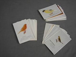 39 John Players style Caged Bird Series postcards
