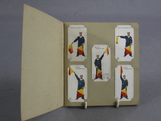 An album of Wills cigarette cards Signalling Semaphore