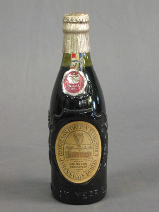 A souvenir bottle of 1953 Guinness