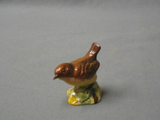 A Beswick figure of a seated wren? (chip to beak)
