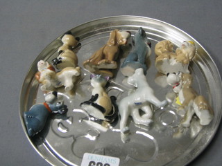 9 various Wade Lady and the Tramp figures