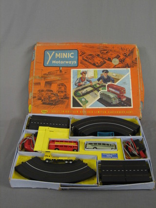 A Triang Y Mimic motorway game, boxed, (some damage to box)