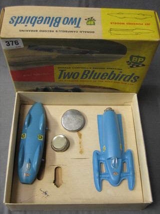 A BP Donald Campbell jetx powered model of the Blue Bird car and boat complete with instructions and boxed