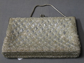 A lady's beadwork evening bag