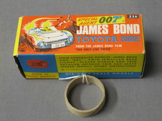 A Corgi James Bond Toyota 2000 GT (You Only Live Twice) complete with figures, instructions and missiles, boxed