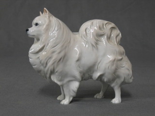 A 20th Century German Hangenalt figure of  a standing white dog 5"