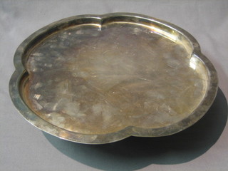 A circular shaped silver plated Lazy Susan 13"