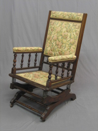 An American rocking chair (some old worm - treated)
