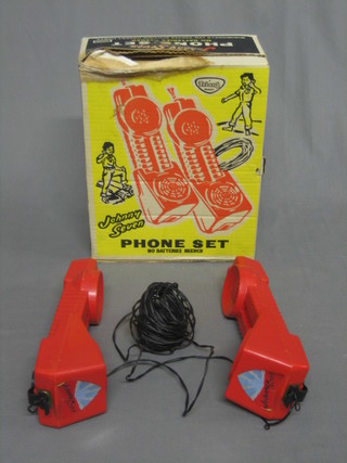 A Triang Johnny Seven telephone set