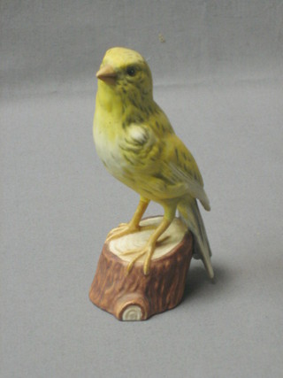 A Goebal figure of a yellow canary 5", base marked 1973