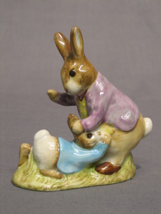 A Beswick Beatrix Potter figure Mr Benjamin Bunny and Peter Rabbit 1975