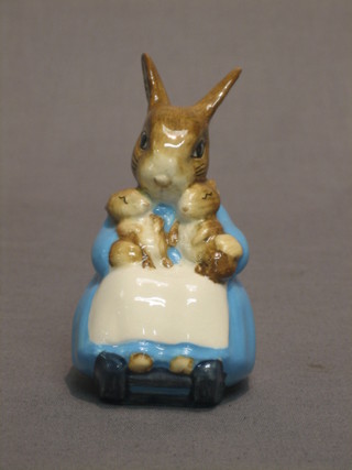 A Beswick Beatrix Potter figure Mrs Rabbit and Bunnies 1976