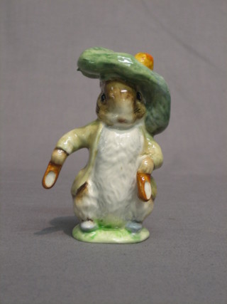 A Beswick Beatrix Potter figure Benjamin Bunny, brown mark to the base