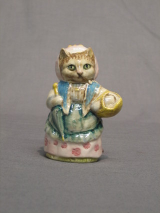 A Beswick Beatrix Potter figure Cousin Ribby, the base with brown mark and F Waren & Co