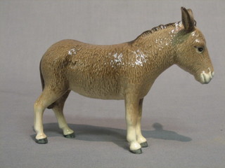 A Beswick figure of a standing donkey 6"