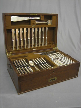 A canteen of silver plated cutlery by Mappin & Webb, in excess of 100 pieces