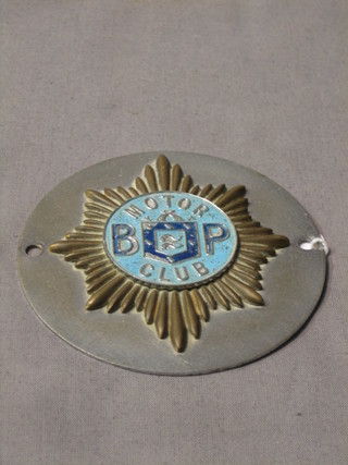 A Brighton Police Motor Club badge