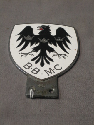 A Barclay's Bank Motor Club badge