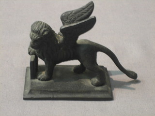 A bronze figure of a lion 3"