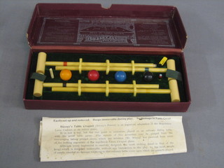 A Bussey's table croquet set complete and boxed with instructions