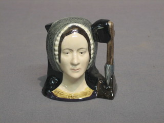 A miniature Royal Doulton character jug Anne Boleyn 2 1/2" 